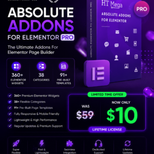 HT Mega Pro – Absolute Addons for Elementor Page Builder