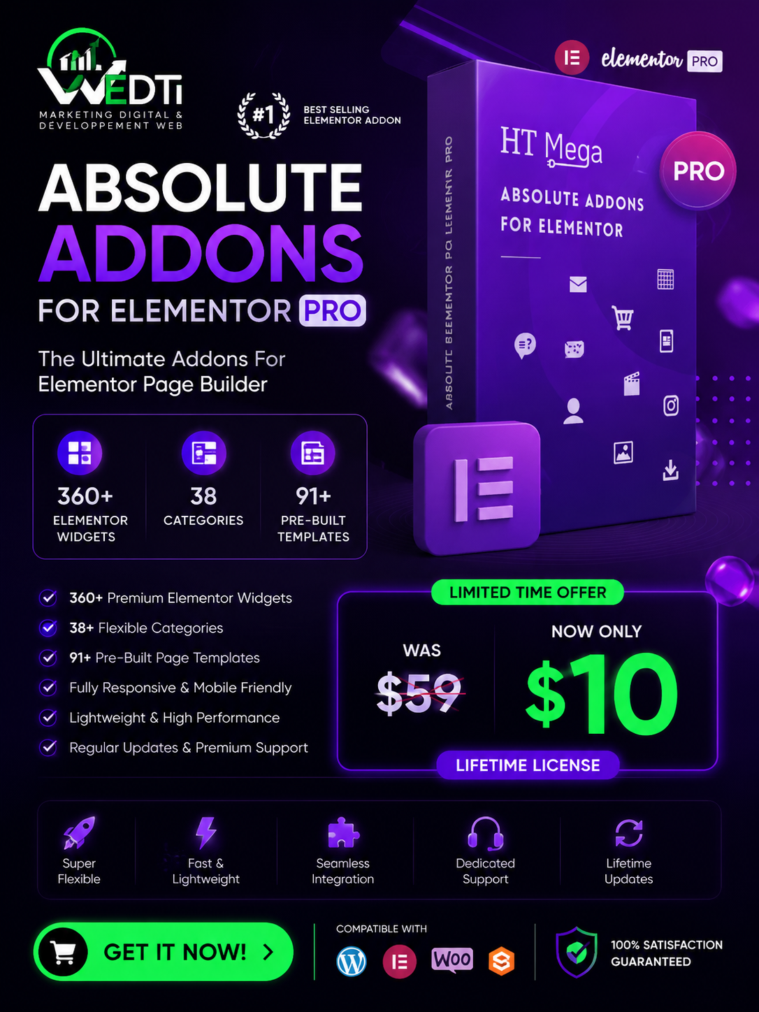 HT Mega Pro – Absolute Addons for Elementor Page Builder