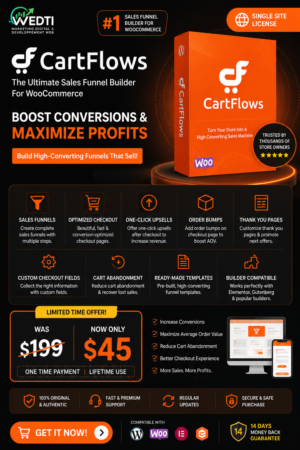 CartFlows - Sales Funnel Builder for WordPress