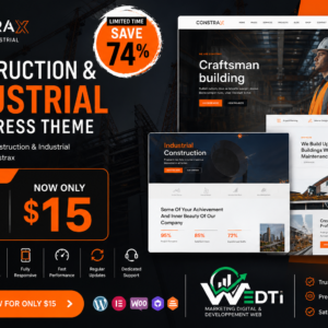 Constrax - Construction & industrial WordPress Elementor Theme