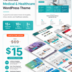 Medicare - Doctor, Medical & Healthcare WordPress Theme